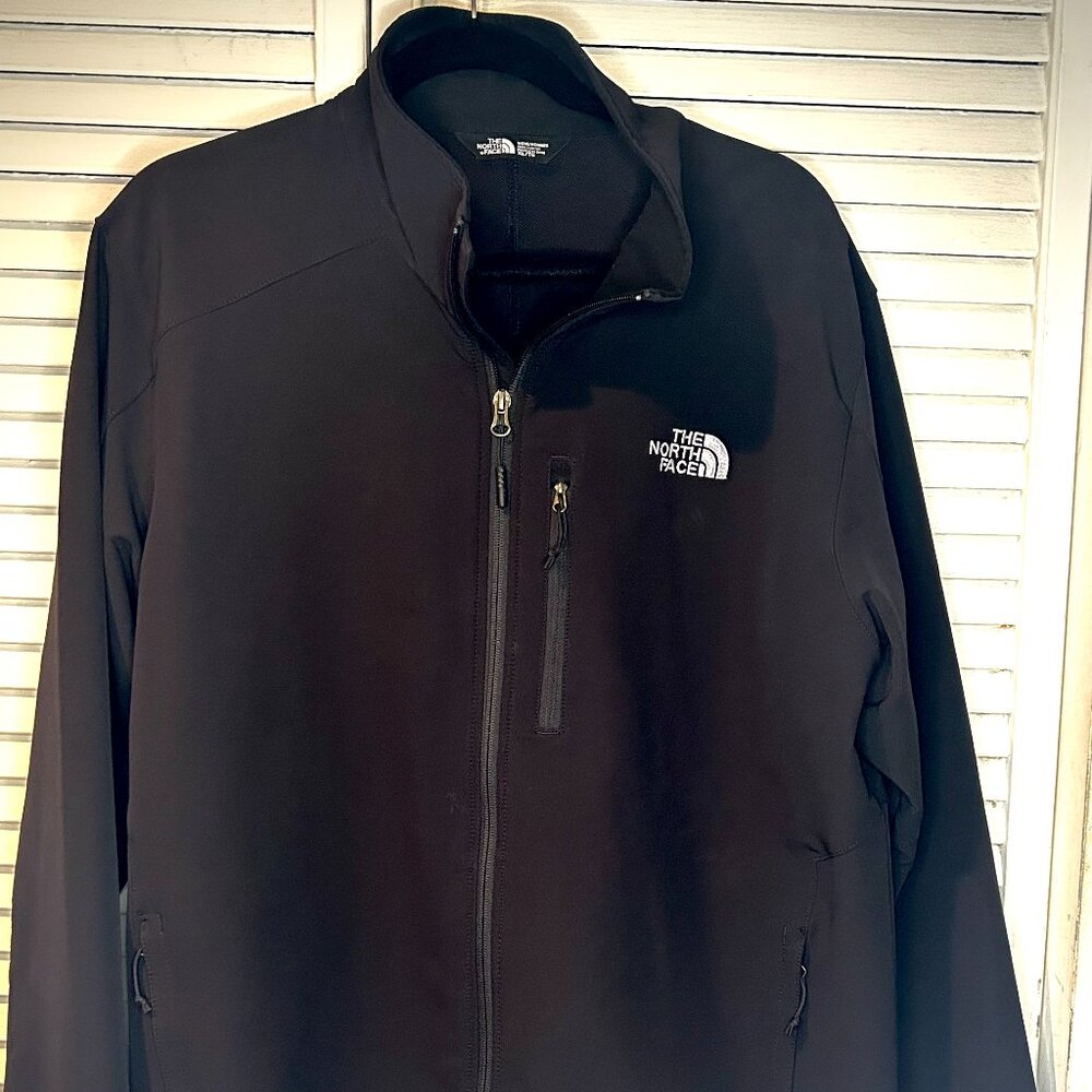 North Face Men's Long Sleeve Charcoal Jacket Sz XL